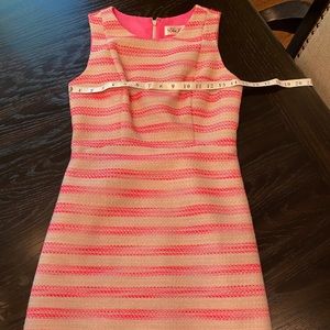 Hot Pink and Gold Dress